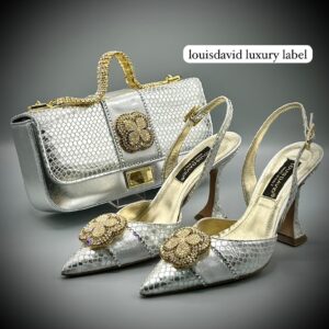 Louis David Luxury Bag and Shoe Set