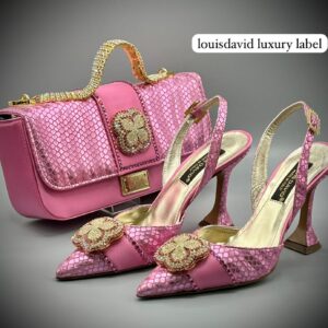 Louis David Luxury Bag and Shoe Set