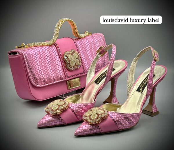 Louis David Luxury Bag and Shoe Set