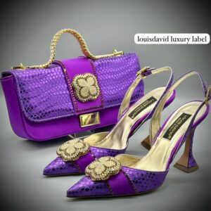 Louis David Luxury Bag and Shoe Set